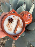 Horchata Aroma Candle | Handmade Mexican Flowers Sansera | Scented Candle | Soy Wax