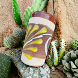 Ceramic Shot Horchata Candle | Scented Engobe Tequilero Gift | Eco-Friendly Soy Wax